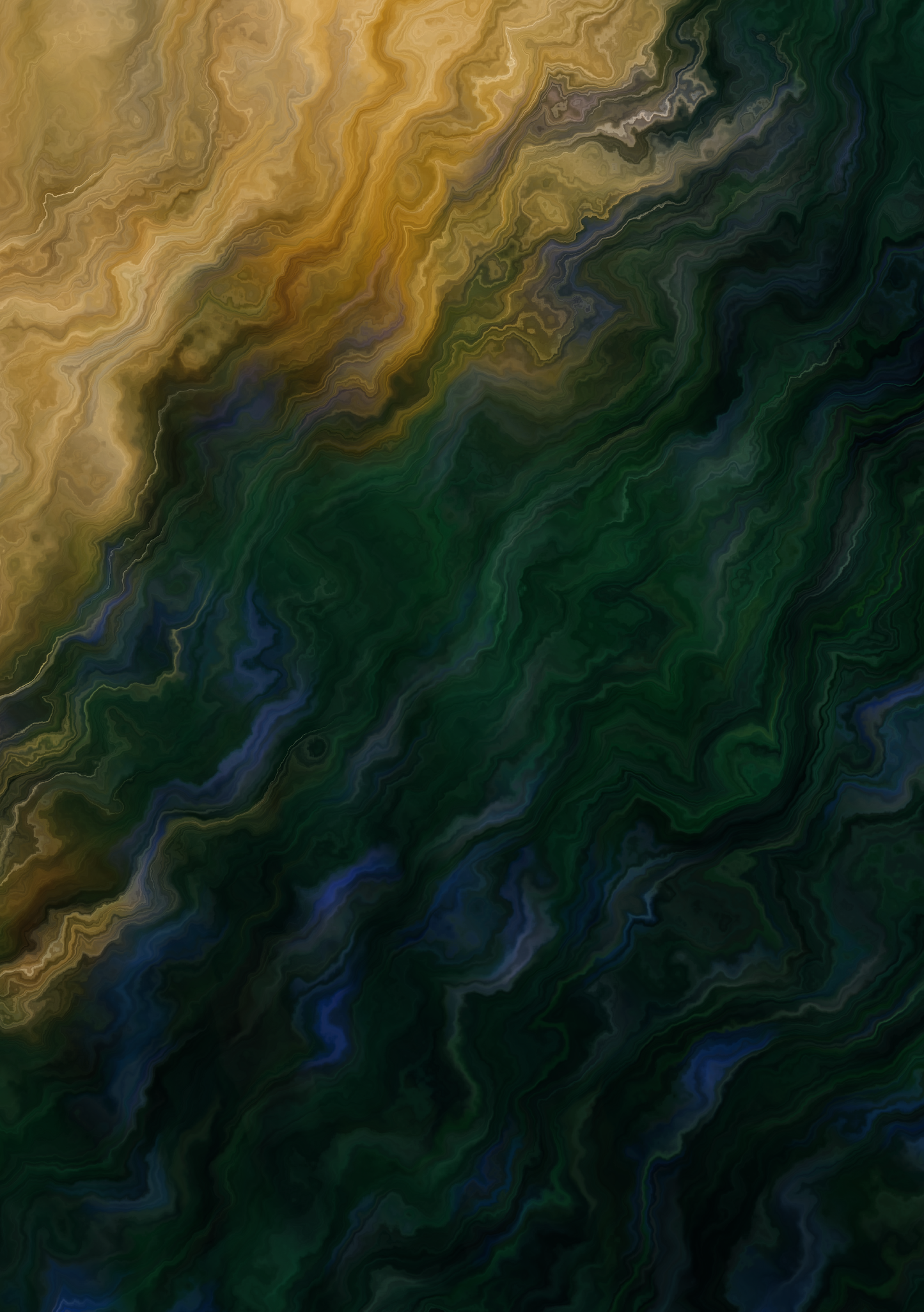 Abstract marbled artwork label for TEAWERX Matcha Saemidori First Flush single-origin green tea powder from Japan